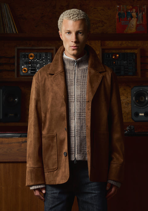 Blazer en suède