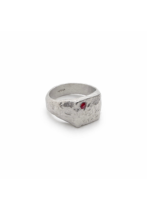 Red Zircon Forged- Ring