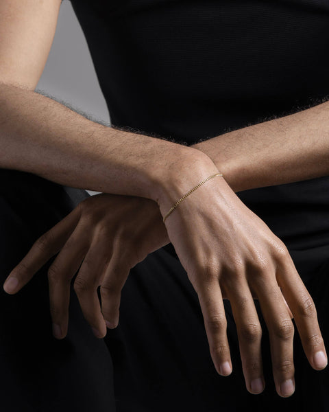 FIVE JWLRY FJ Watches Loen Bracelet Curb gourmette jewelry bijou jewel 20cm 23cm thin stainless steel acier inoxydable 2mm silver argent men homme