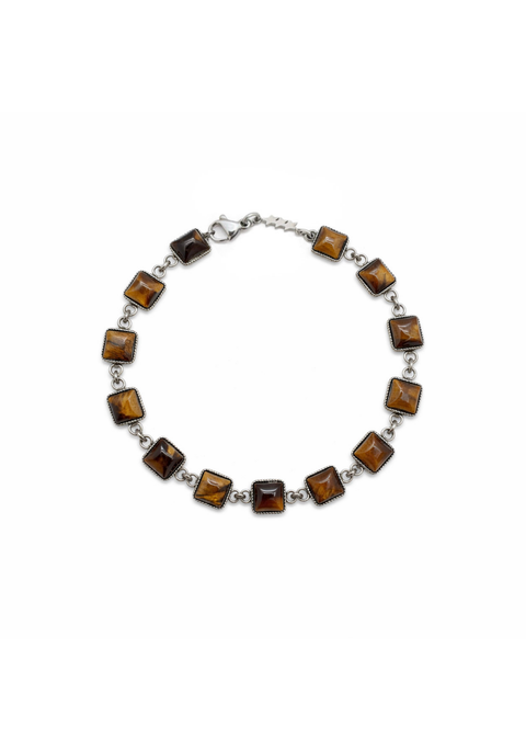 Tiger Eye Square- Bracelet