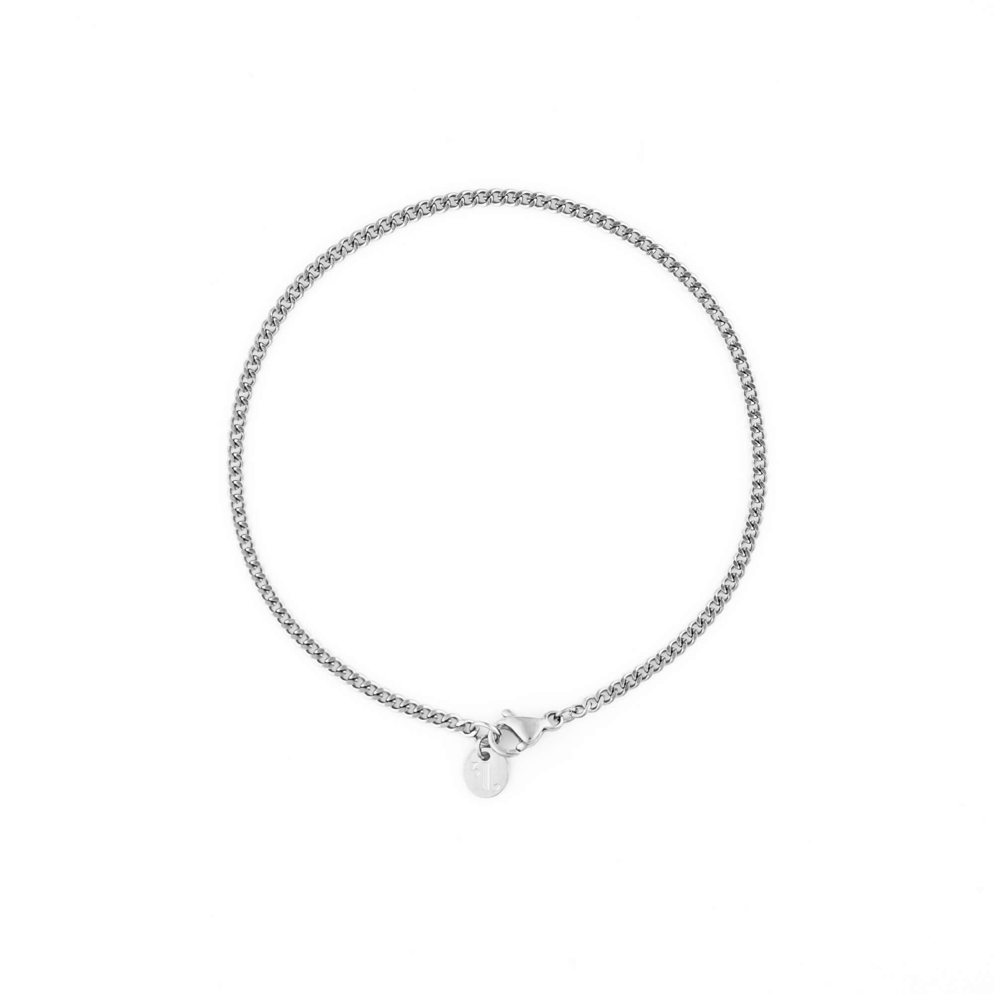 FIVE JWLRY FJ Watches Loen Bracelet Curb gourmette jewelry bijou jewel 20cm 23cm thin stainless steel acier inoxydable 2mm argent silver men homme