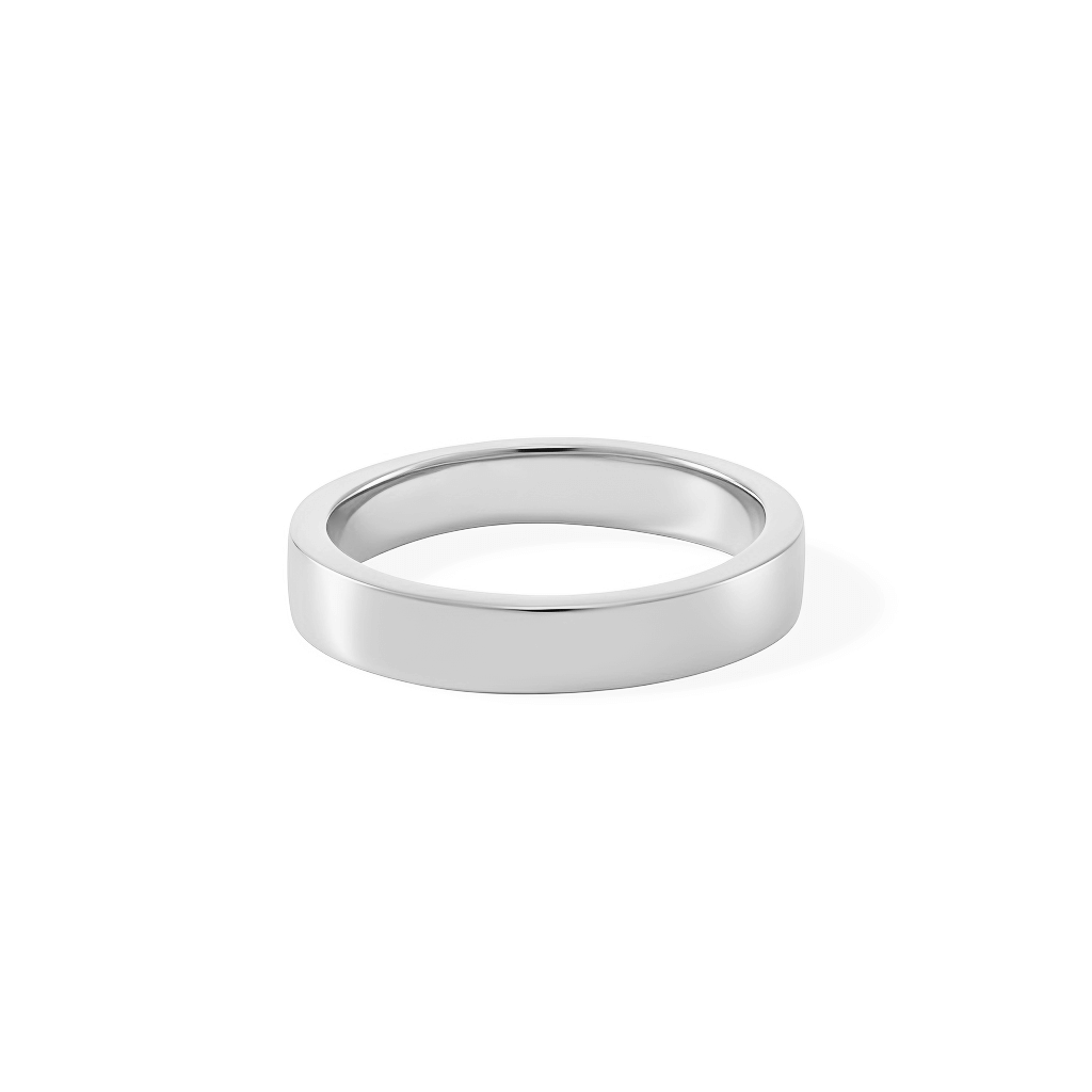 fj watches five jwlry jewelry bijou minimalist band ring bande bague men homme mince thin flat plat gravé engraved logo 4mm voje stainless steel acier inoxydable argent silver