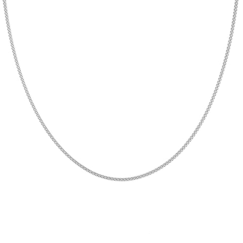 fj watches five jwlry jewel jewelry bijou loen necklace collier chain chaine thin mince fine stainless steel acier inoxydable silver argent 2mm curb gourmette men homme acier inoxydable montreal design canada water proof resistant eau